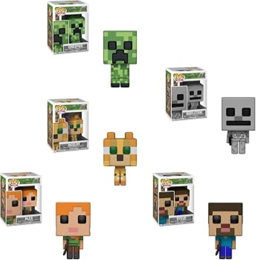 4pcs in 1 box - Mine craft pop set - Image 2