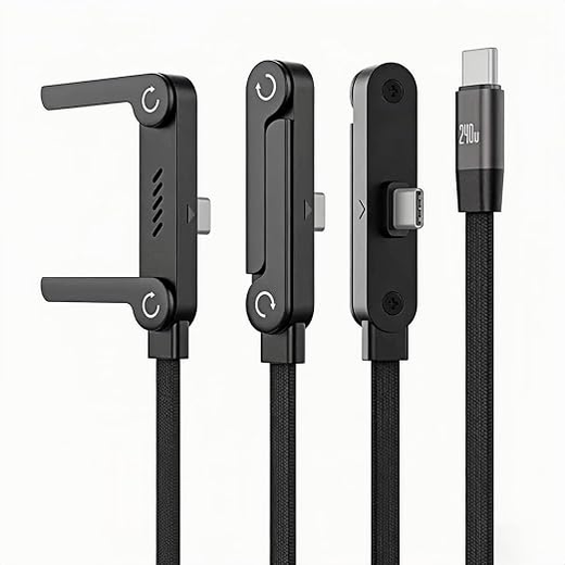 2 in1 Charger Cable with Foldable Stand
