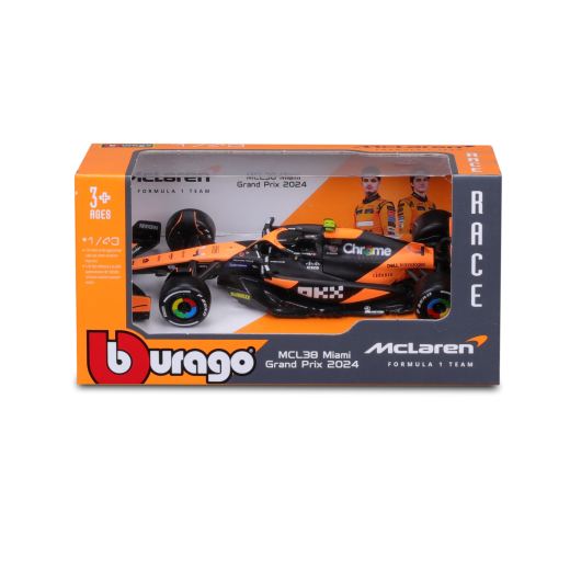 Burrago 1:43 F1 #81 Oscar Die cast Car