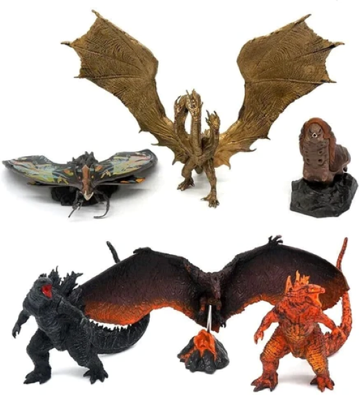 Godzilla Dragon set of 6 - Image 3