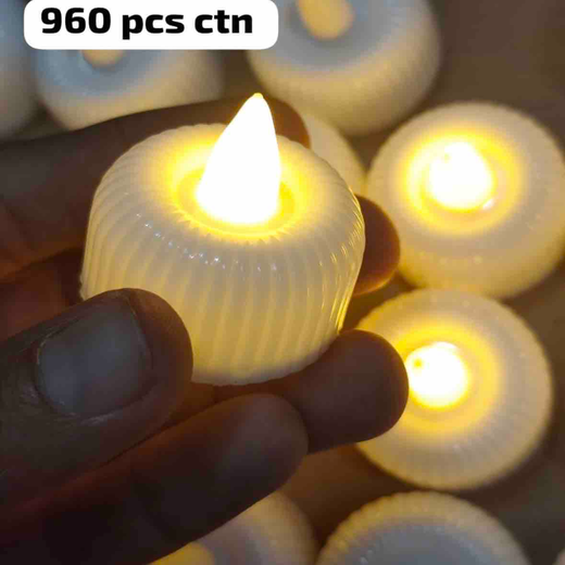 Modak Design Led Tea Light Candle (24 Piece Box) - Image 2