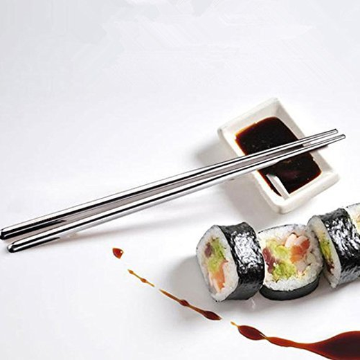 Set of 5 Stainless Steel Chopstick - Image 2