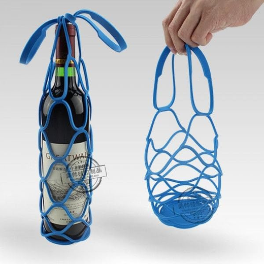 Silicone Portable Wine Bottle Protective Cover Bag - Image 4