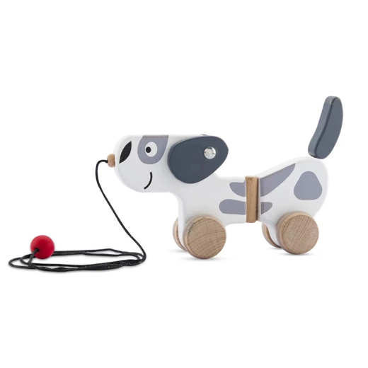 FLYI - Wooden Pull Along Dog Toy for Kids (1+ Years)