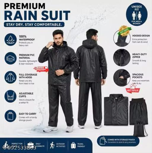 2 Pcs EVA Rainsuit - Image 3