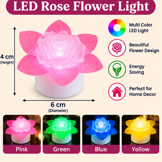 Flower LED Tea Light Candle🕯️🌺 (12 Piece) - Image 4