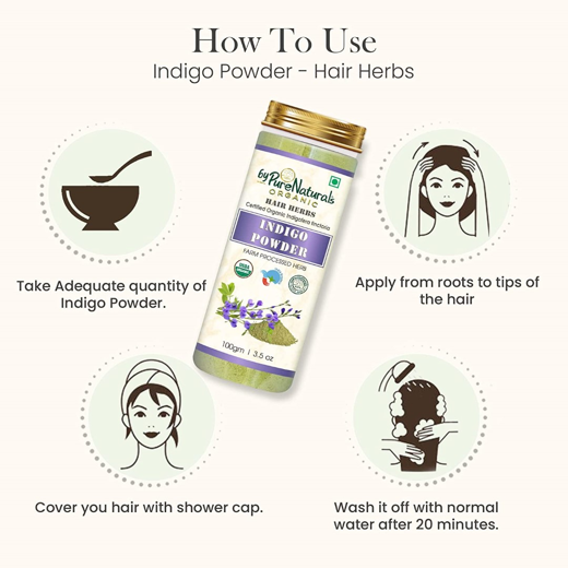 Natural Herbal Organic Indigo Leaf Powder - Image 3