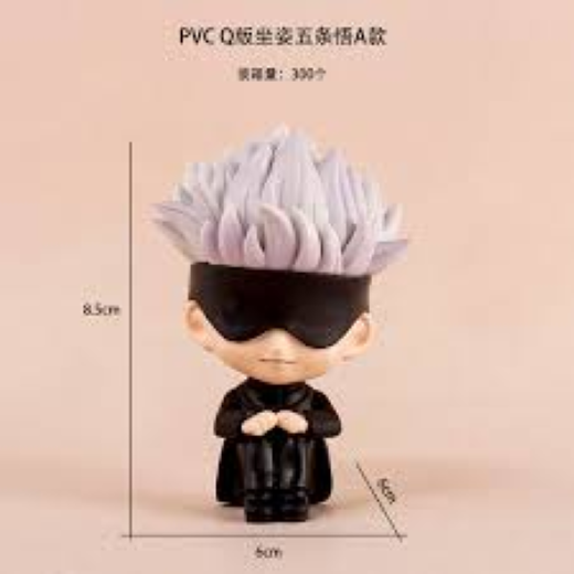 Gojo sitting figure black set of 3 ( net price 145 )