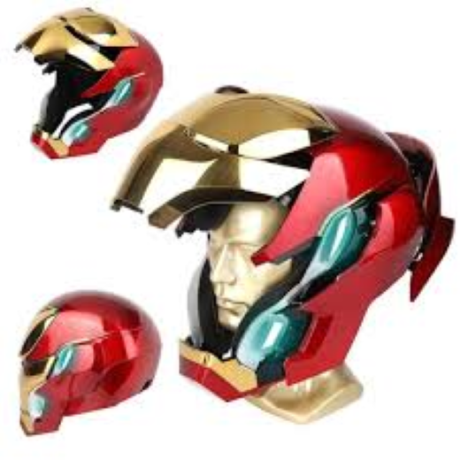 Iro-nman Mk50 Advanced Helmet With voice and remote command Heavy (silver / golden randomly sent) - Image 4