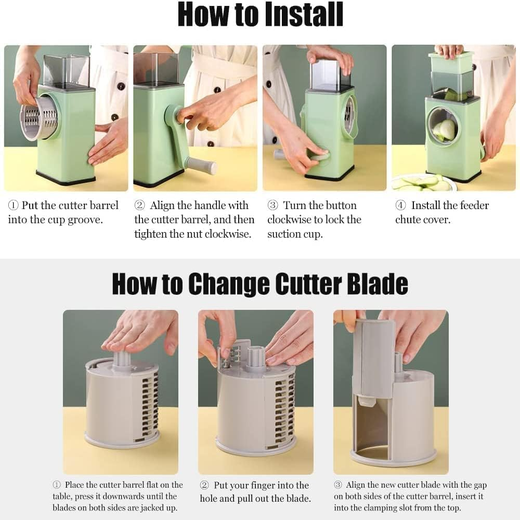 4-in-1 Vegetable Cutter & Grater - Image 4