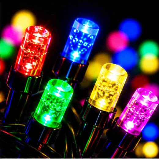 70M Long Fiber / Pinchu Multicolour String Light (340 Bulb) (Print: 100M) ✨ - Image 2