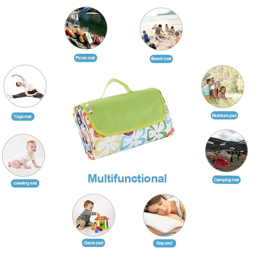 Foldable and Portable Water-Resistant Outdoor Picnic Mat - Image 2