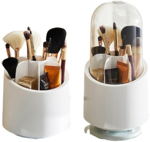 360 Rotating Makeup Brush Holder