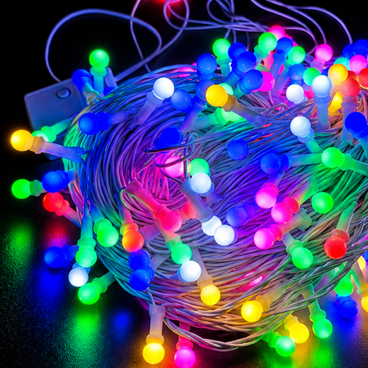 50M Angoor Premium Multicolour String Light (200 Bulb) (Print: 80M) 🍇✨