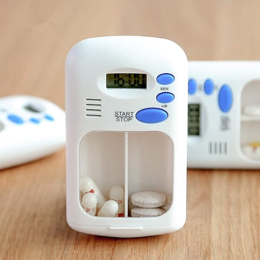 Mini Portable Travel Pill Box With Smart Reminder Alarm Timer - Image 2