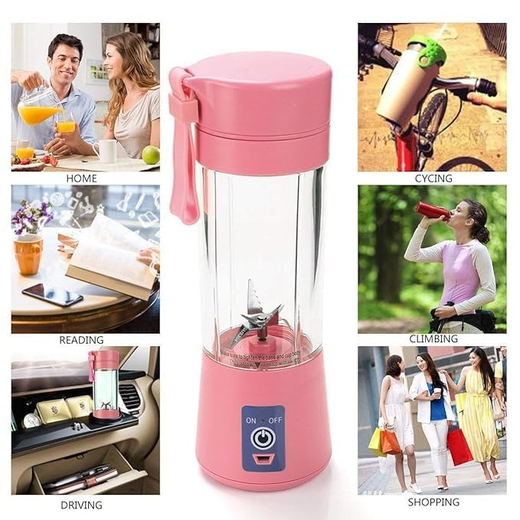 6-Blade USB Electric Juicer Bottle - Image 3