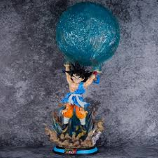 Sabse Bada 46.5 cm Giant Goku holding Earth with light - Image 3