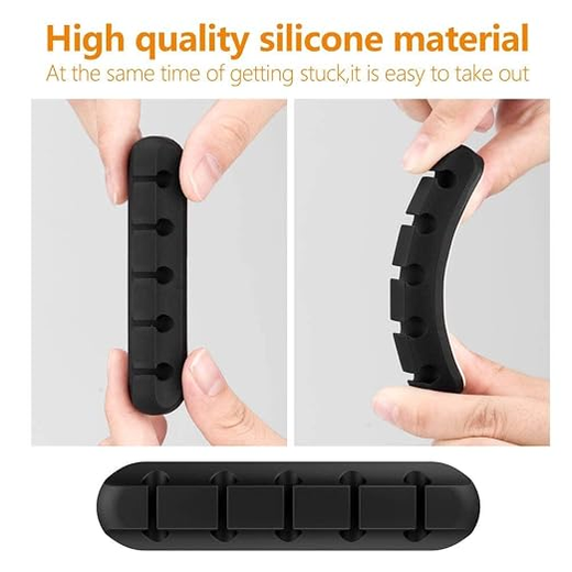 5 Slots Cable Clips Wire Management Organizer