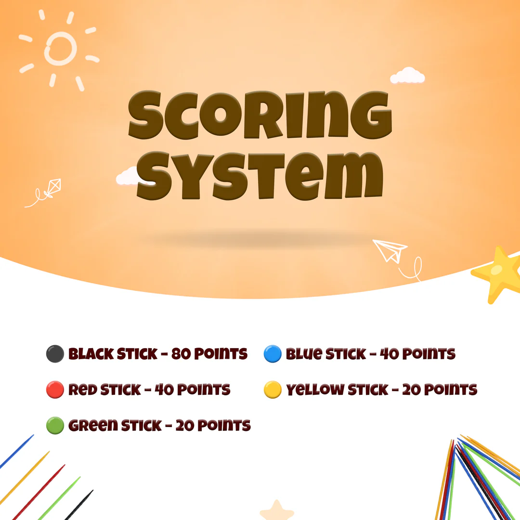 FLYI Jumbo Mikado Sticks Skill Game – Indoor Fun & Coordination for Kids - Image 3