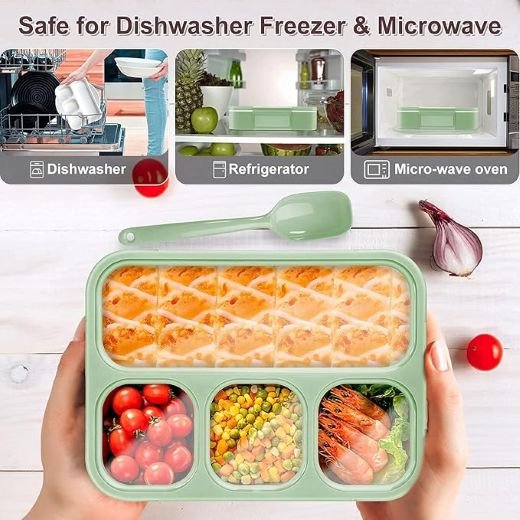 4 Compartment Lunch Box - Image 3