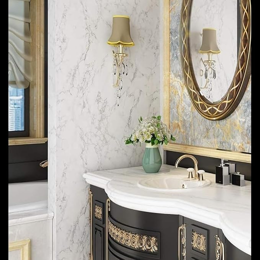 White Marble Foil Paper - Image 3