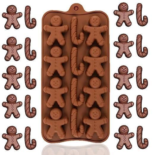 12 Cavity Christmas Design Shape Chocolate Mould - Image 4