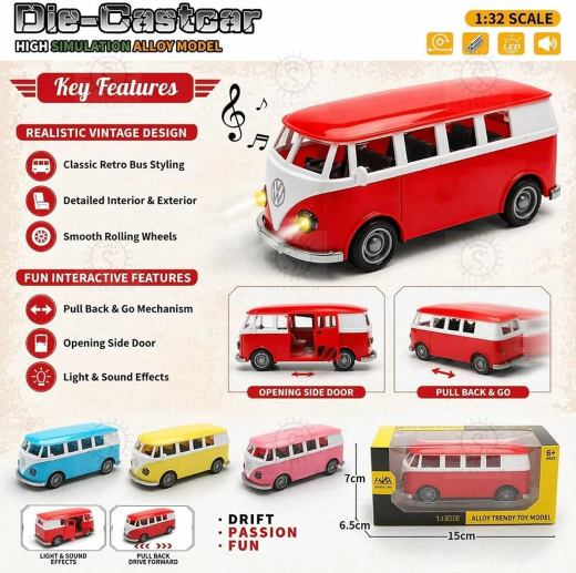 Small Die Cast Bus