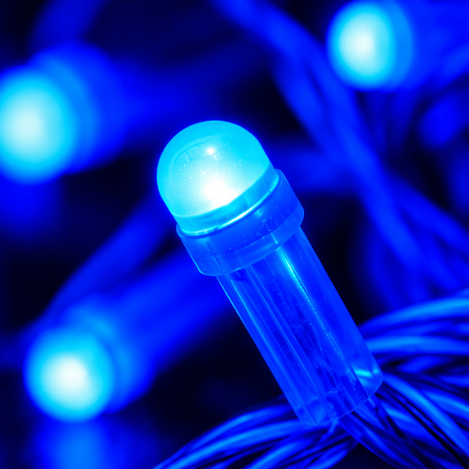 15M Pixel Blue String Light (60/48 Bulb) (8 MM) (Print 20M) ✨ - Image 2