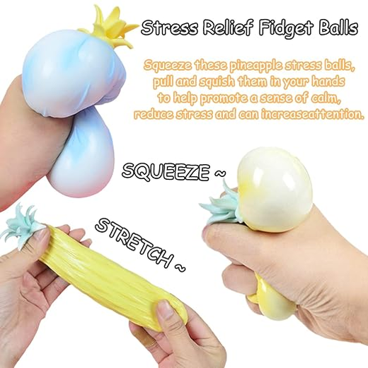 Pineapple Mesh Squishy Ball - Image 4