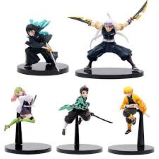 Viral Demon slayer fly set Main character set of 6 - Image 2