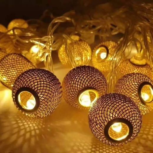 Metal Net Ball String Light✨ - Image 3