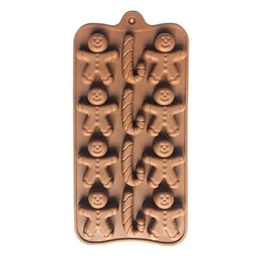12 Cavity Christmas Design Shape Chocolate Mould
