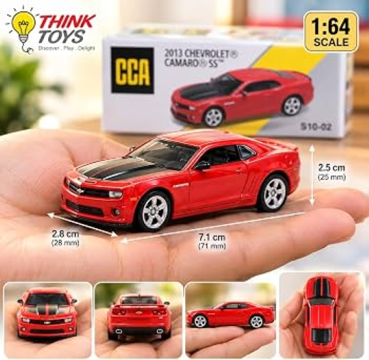 3pcs -RMZ City 1:64 Chevrolet Camaro Red - net price 133 - Image 4