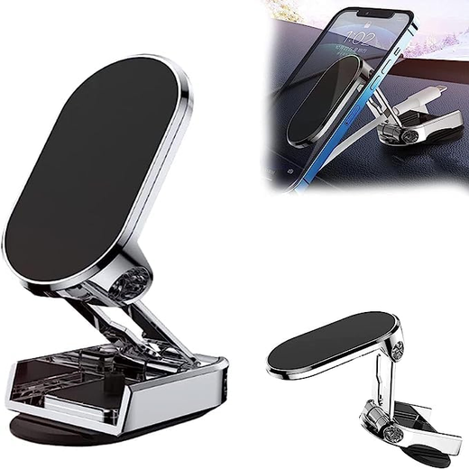 Foldable Magnetic Car Phone Holder