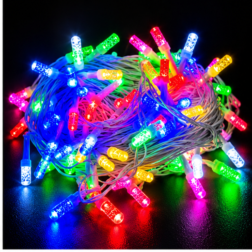 35M Cylinder Multicolour String Light (126 Bulb) (Print 60M) ✨