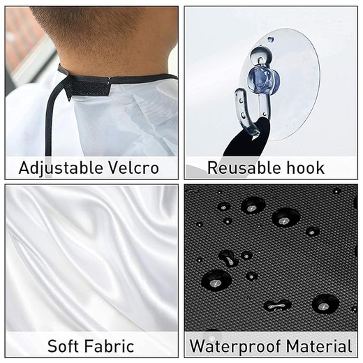 Beard Apron For Shaving And Trimming - Image 4