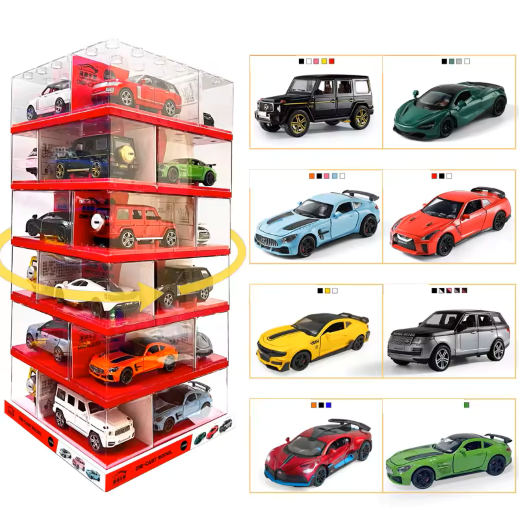 24 PCS - OK Toys Imported 1:32 Scale Building Block Display Box – With Turntable 1:32 NET PRICE 599 - Image 2