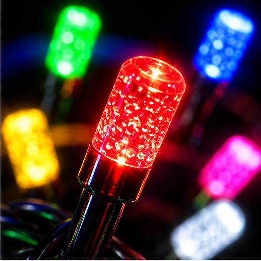 7M Long Fiber / Pinchu Multicolour String Light (24 Bulb) (Print: 10M) ✨ - Image 2