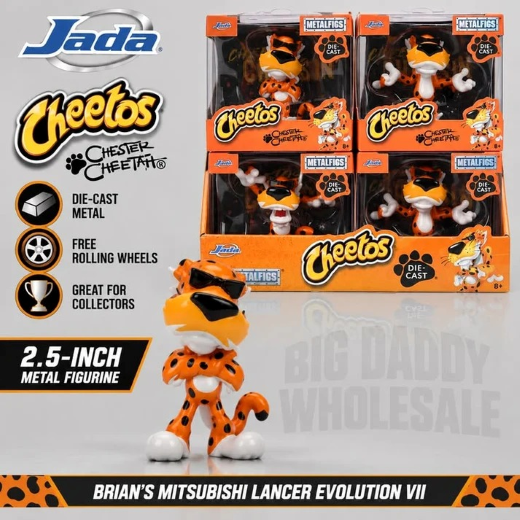 12pcs - Jada Toys Cheetos 2.5" Metal Figure Net price 690