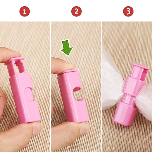 Food Bag Sealing Clip (10Pcs) - Image 4