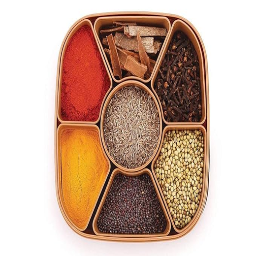 Masala Rangoli Box Dabba for Spices