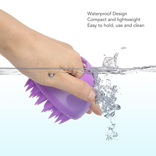 Silicone Handle Scalp Massage Brush - Image 3