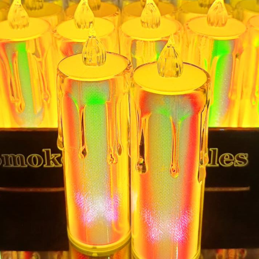 Rainbow LED Candle (13cm) (12 Piece Box) 🌈🕯️ - Image 2