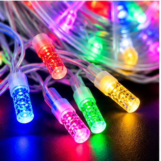 60M Cylinder Multicolour String Light Roll (220 Bulb) (Print 100M) ✨ - Image 2