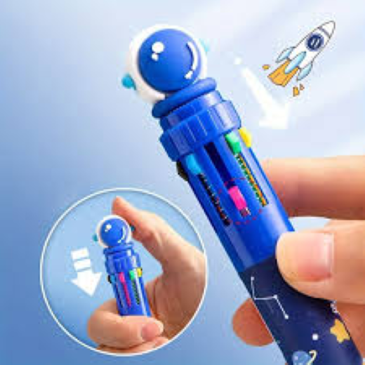 Space Multicolored Pen (10 Refil) - Image 4