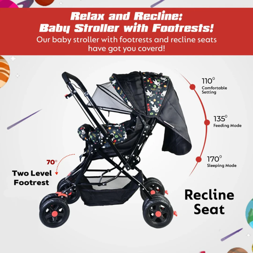 Flyi Premium Baby Stroller & Pram | 0-3 Years | All-Terrain Safety & Comfort - Image 4