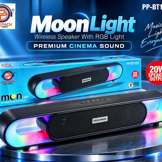 Lightup Wireless Speaker With RGB Light