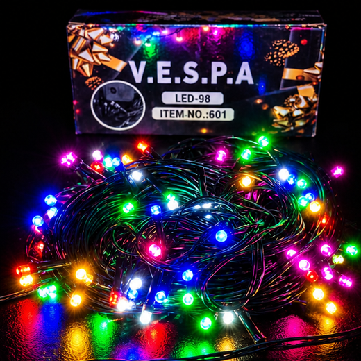 28M Multicolour Remote LED String Light (100/84 Bulb) (Print 35M) ✨ - Image 3