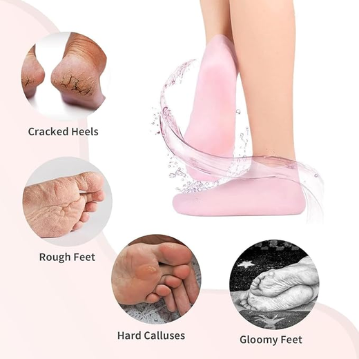 Silicone Moisturizing Gel Socks - Image 4