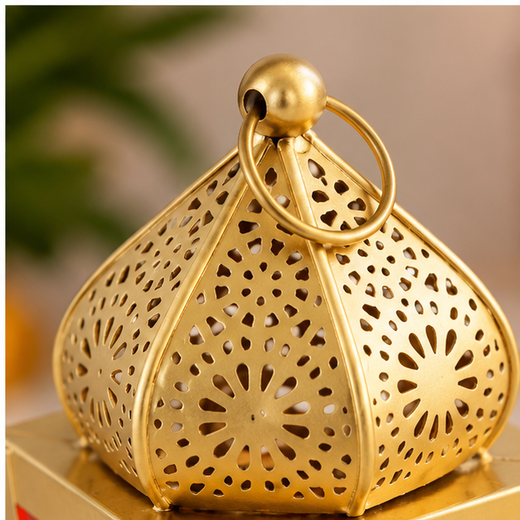 Multicolour Squar Mandir Lantern 🏮 - Image 3